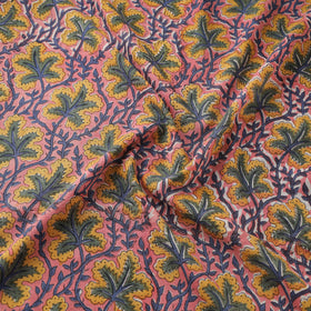 Floral Sanganeri Hand Block Print Cotton Fabric 02
