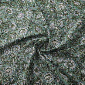 Floral Sanganeri Hand Block Print Cotton Fabric 08