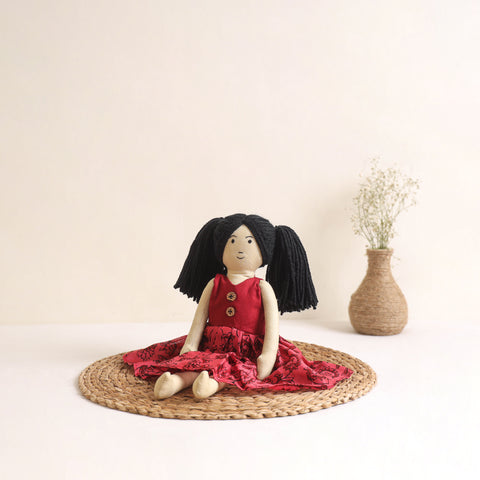 Handmade Stuffed Soft Girl Doll for Kids 06