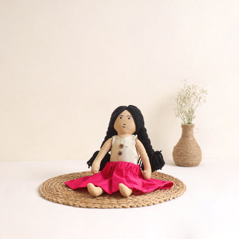Handmade Stuffed Soft Girl Doll for Kids 14