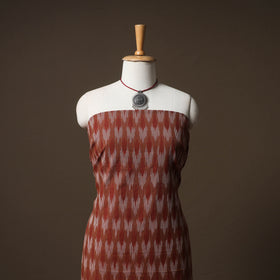 Pochampally ikat cotton unstitched dress material: kurta &