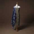 Kalamkari bagru block print pure mul cotton unstitched