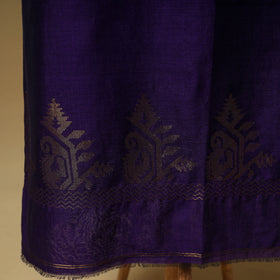 Jacquard Zari Buti Handloom Mercerised Cotton Unstitched Dress Material: Kurta with Dupatta 01