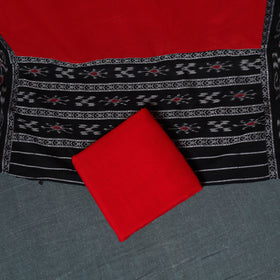 Sambalpuri ikat cotton unstitched dress material: kurta
