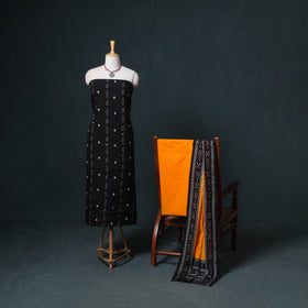 Sambalpuri ikat cotton unstitched dress material: kurta