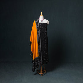 Sambalpuri ikat cotton unstitched dress material: kurta