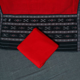 Sambalpuri ikat cotton unstitched dress material: kurta