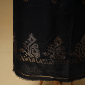 Jacquard Zari Buti Handloom Mercerised Cotton Unstitched Dress Material: Kurta with Dupatta 05