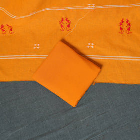 Sambalpuri ikat cotton unstitched dress material: kurta