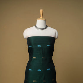 Jacquard Zari Buti Handloom Mercerised Cotton Unstitched Dress Material: Kurta with Dupatta 07