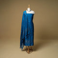 Jacquard Zari Buti Handloom Mercerised Cotton Unstitched Dress Material: Kurta with Dupatta 08