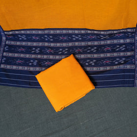 Sambalpuri ikat cotton unstitched dress material: kurta
