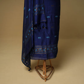 Jacquard Zari Buti Handloom Mercerised Cotton Unstitched Dress Material: Kurta with Dupatta 11