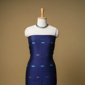 Jacquard Zari Buti Handloom Mercerised Cotton Unstitched Dress Material: Kurta with Dupatta 11