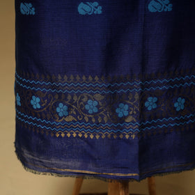 Jacquard Zari Buti Handloom Mercerised Cotton Unstitched Dress Material: Kurta with Dupatta 11