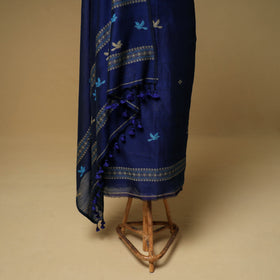 Jacquard Handloom Mercerised Cotton Unstitched Dress Material: Kurta with Dupatta 12
