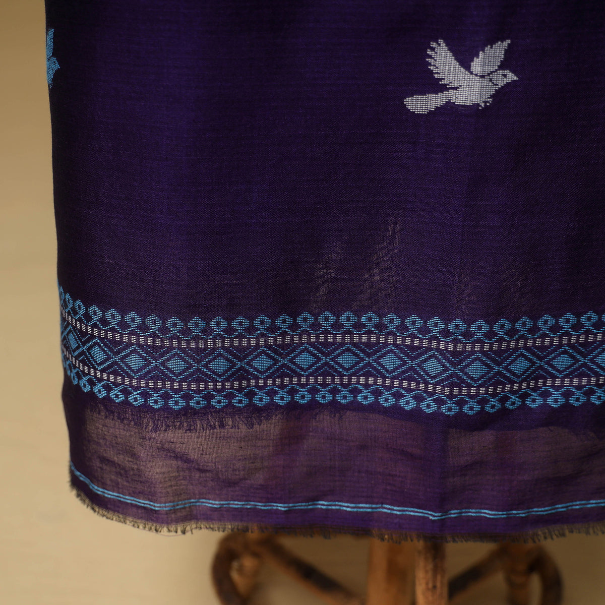 Jacquard Handloom Mercerised Cotton Unstitched Dress Material: Kurta with Dupatta 13