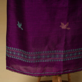 Jacquard Handloom Mercerised Cotton Unstitched Dress Material: Kurta with Dupatta 14