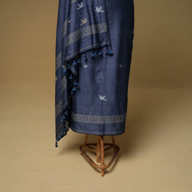 Jacquard Handloom Mercerised Cotton Unstitched Dress Material: Kurta with Dupatta 16