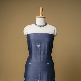 Jacquard Handloom Mercerised Cotton Unstitched Dress Material: Kurta with Dupatta 16