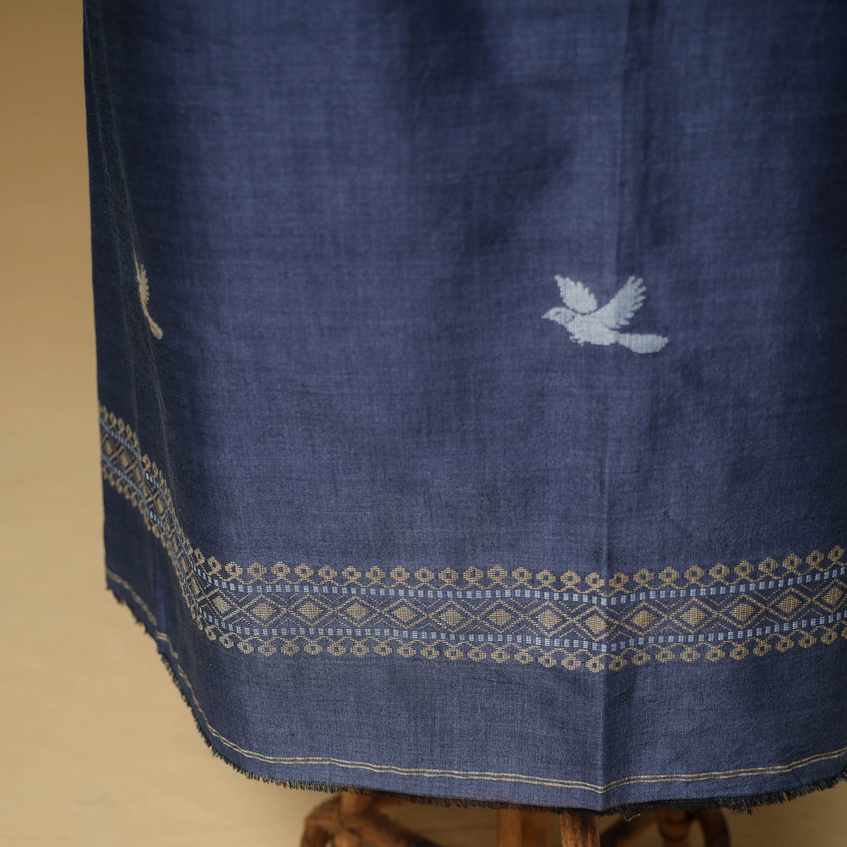 Jacquard Handloom Mercerised Cotton Unstitched Dress Material: Kurta with Dupatta 16