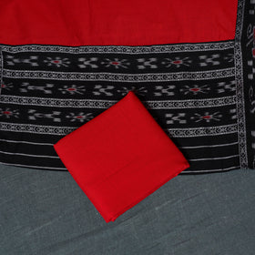 Sambalpuri ikat cotton unstitched dress material: kurta