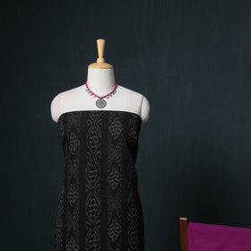 Sambalpuri Ikat Cotton Unstitched Dress Material: Kurta, Bottom with Dupatta 19