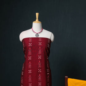 Sambalpuri ikat cotton unstitched dress material: kurta