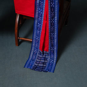 Sambalpuri Ikat Cotton Unstitched Dress Material: Kurta, Bottom with Dupatta 25
