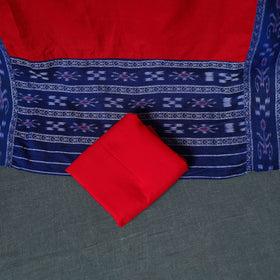 Sambalpuri Ikat Cotton Unstitched Dress Material: Kurta, Bottom with Dupatta 25