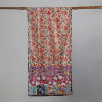 Multicolor - Patchwork Block Printed Cotton Sanganeri Stole 01