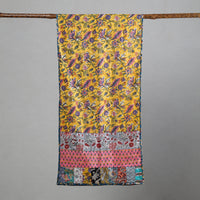 Multicolor - Patchwork Block Printed Cotton Sanganeri Stole 07