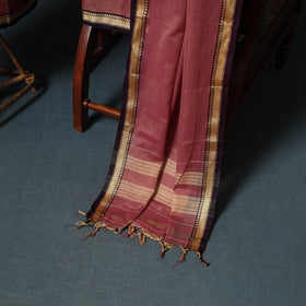 Dharwad Mercerised Cotton Plain Thread Border Unstitched Dress Material: Kurta, Bottom & Dupatta 03