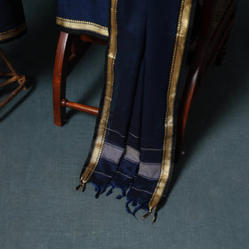 Dharwad Mercerised Cotton Plain Thread Border Unstitched Dress Material: Kurta, Bottom & Dupatta 07