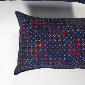 Blue - ajrakh hand block print pillow covers (set of 2) 137