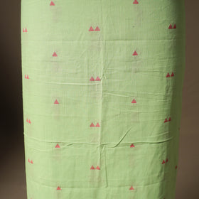 Jacquard Cotton Unstitched Dress Material: Kurta & Dupatta with Jewellery 15