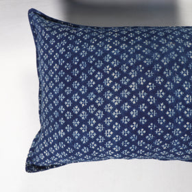 Blue - ajrakh hand block print pillow covers (set of 2) 140