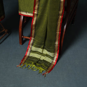 Dharwad Mercerised Cotton Plain Thread Border Unstitched Dress Material: Kurta, Bottom & Dupatta 11