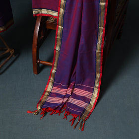 Dharwad Mercerised Cotton Plain Thread Border Unstitched Dress Material: Kurta, Bottom & Dupatta 12