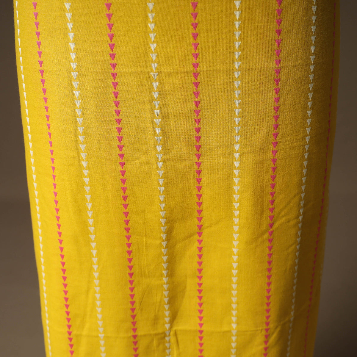 Jacquard Cotton Unstitched Dress Material: Kurta & Dupatta with Jewellery 17