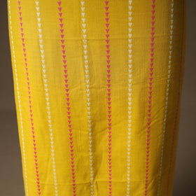 Jacquard Cotton Unstitched Dress Material: Kurta & Dupatta with Jewellery 17