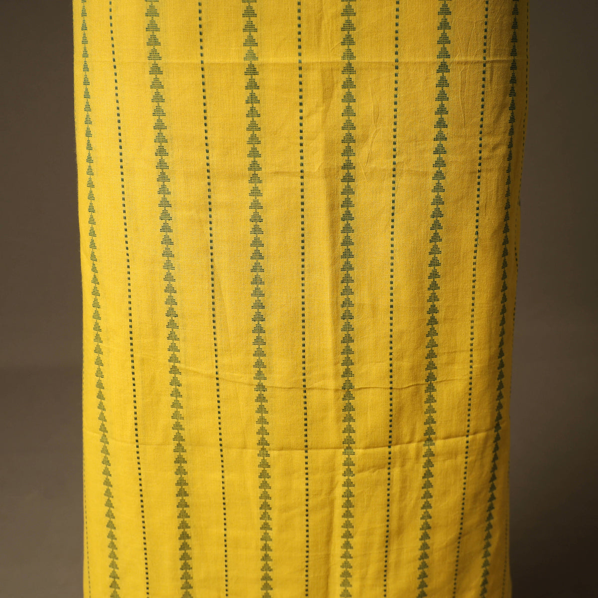 Jacquard Cotton Unstitched Dress Material: Kurta & Dupatta with Jewellery 18