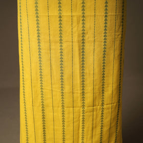 Jacquard Cotton Unstitched Dress Material: Kurta & Dupatta with Jewellery 18