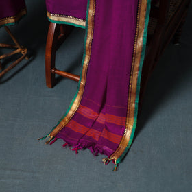 Dharwad Mercerised Cotton Plain Thread Border Unstitched Dress Material: Kurta, Bottom & Dupatta 15