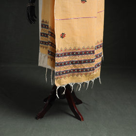 Kantha Hand Embroidered Khes Handwoven Cotton Dupatta 02