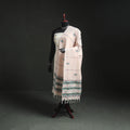 Kantha Hand Embroidered Khes Handwoven Cotton Dupatta 04