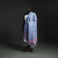 Kantha Hand Embroidered Khes Handwoven Cotton Dupatta 09