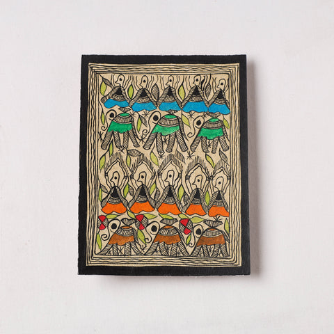 Godna Madhubani Painting by Shravan Paswan (7 x 5 in)