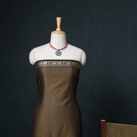 Dharwad Mercerised Cotton Plain Thread Border Unstitched Dress Material: Kurta, Bottom & Dupatta 29