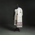 Kantha Hand Embroidered Khes Handwoven Cotton Dupatta 16